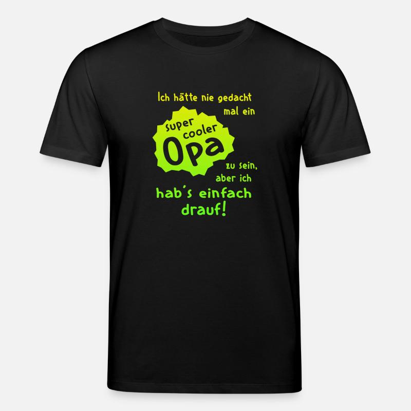 Opa - Super Cool - Stanley/Stella Unisex Bio-T-Shirt CREATOR  - Schwarz