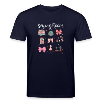 Salle de couture – Couture créative et travaux d’aiguille - T-shirt bio CREATOR Stanley/Stella Unisexe - marine - Devant