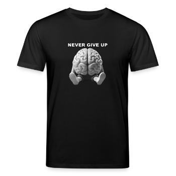 Bless you - Stanley/Stella CREATOR Unisex Organic T-Shirt - black - Front - Alina (178cm) & Michal (187cm)