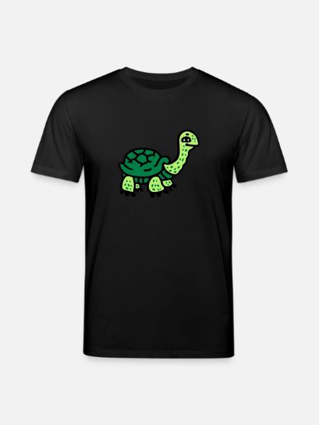 Tortoise 3 - Stanley/Stella CREATOR Unisex Organic T-Shirt - black