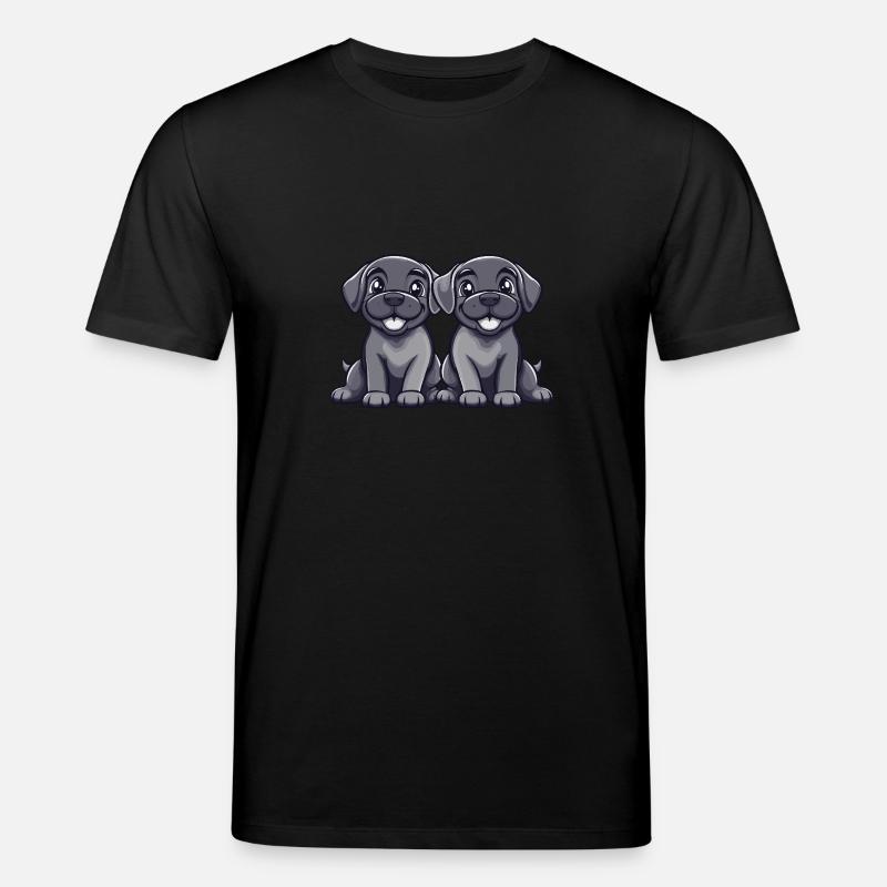 Mastiff Hund Comic - Stanley/Stella Unisex Bio-T-Shirt CREATOR  - Schwarz