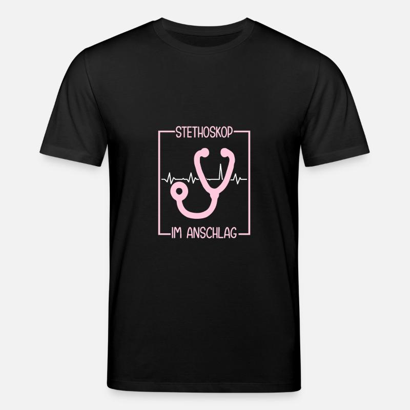 Assistant médical stéthoscope MFA - T-shirt bio CREATOR Stanley/Stella Unisexe - noir