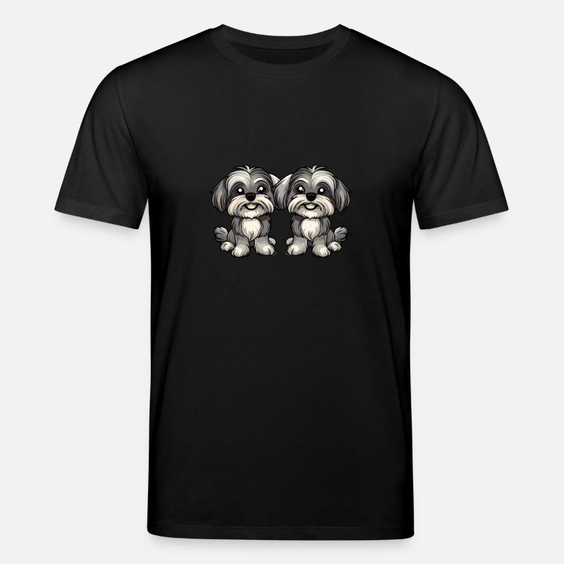 Havanese Hund Comic - Stanley/Stella Unisex Bio-T-Shirt CREATOR  - Schwarz