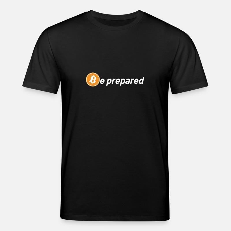 Logo Bitcoin Préparez-vous - T-shirt bio CREATOR Stanley/Stella Unisexe - noir