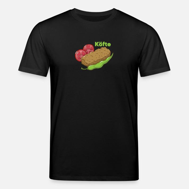 Köfte (türkisches Essen) - Stanley/Stella Unisex Bio-T-Shirt CREATOR  - Schwarz