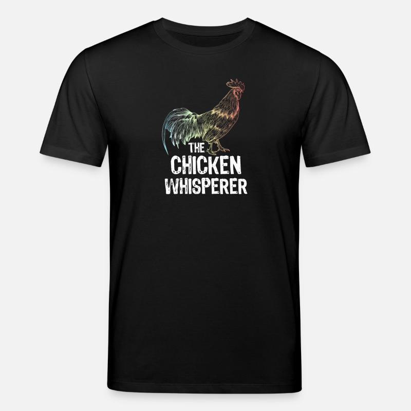 Poulet coq poulets - T-shirt bio CREATOR Stanley/Stella Unisexe - noir