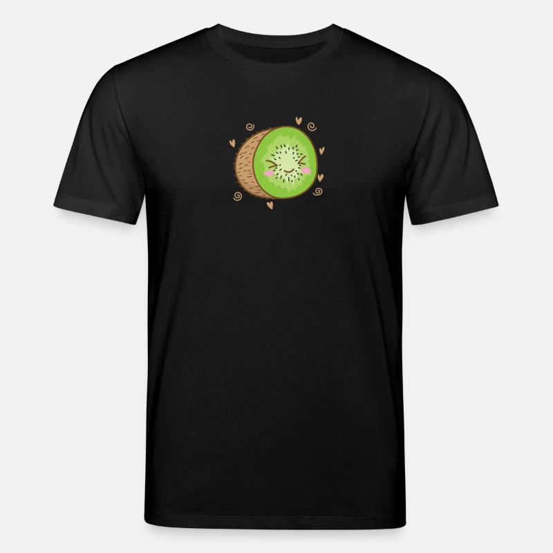 Kiwi tranché fruit fruit animal - T-shirt bio CREATOR Stanley/Stella Unisexe - noir