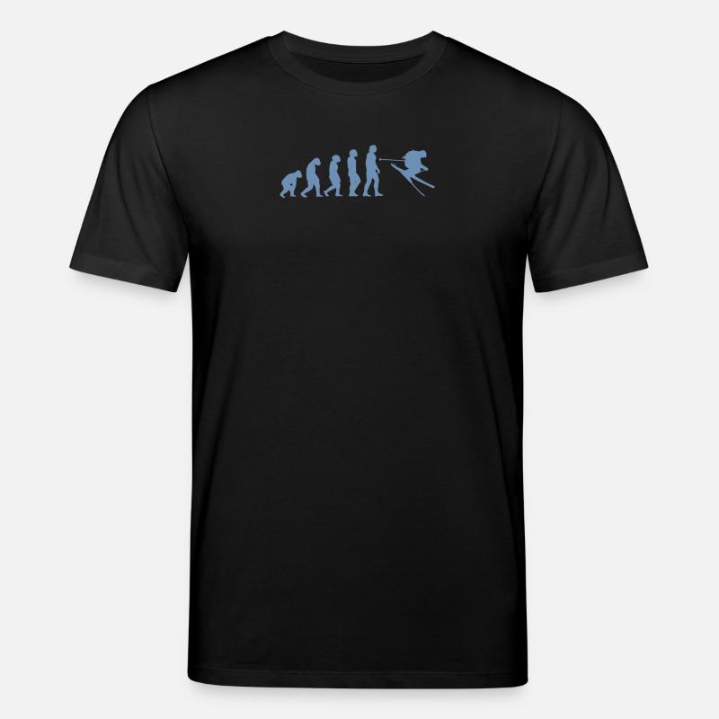 T-shirt Ski Evolution - T-shirt bio CREATOR Stanley/Stella Unisexe - noir