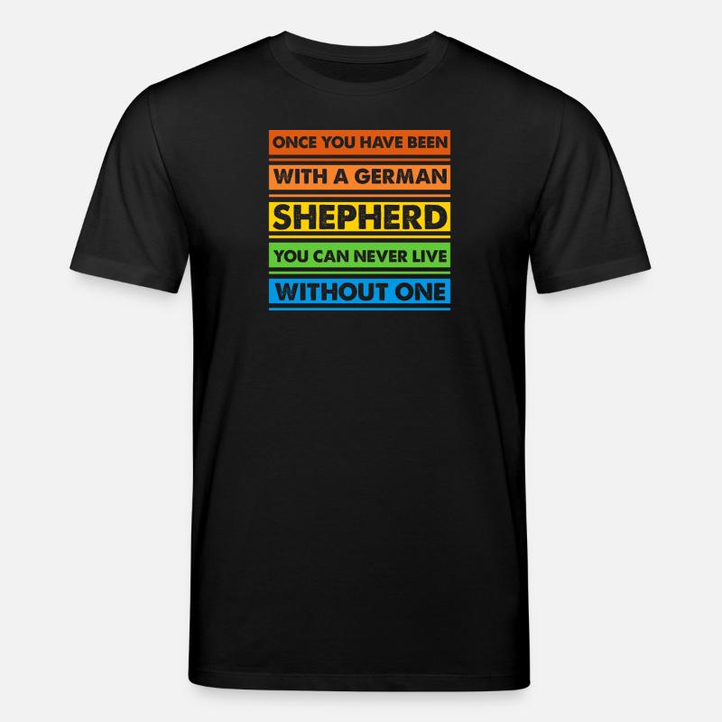 Deutscher Schäferhund - Stanley/Stella Unisex Bio-T-Shirt CREATOR  - Schwarz