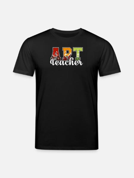 Awesome Art Teacher - Stanley/Stella CREATOR Unisex Organic T-Shirt - black