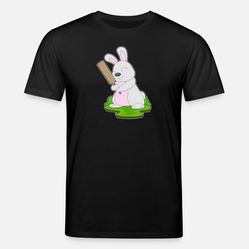 Battes de cricket Bunny Cricket - T-shirt bio CREATOR Stanley/Stella Unisexe - noir