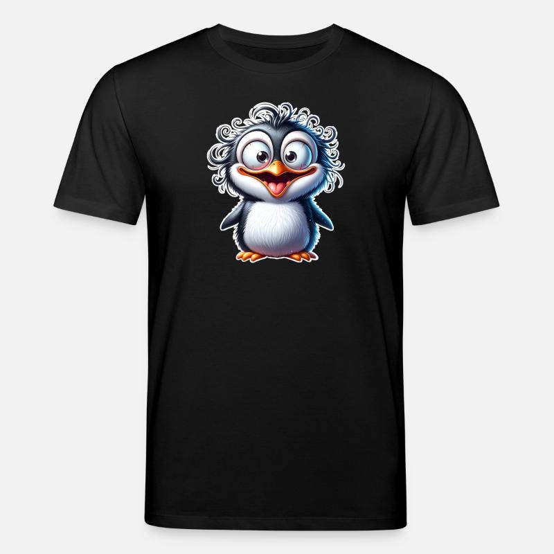 Pingouin - T-shirt bio CREATOR Stanley/Stella Unisexe - noir