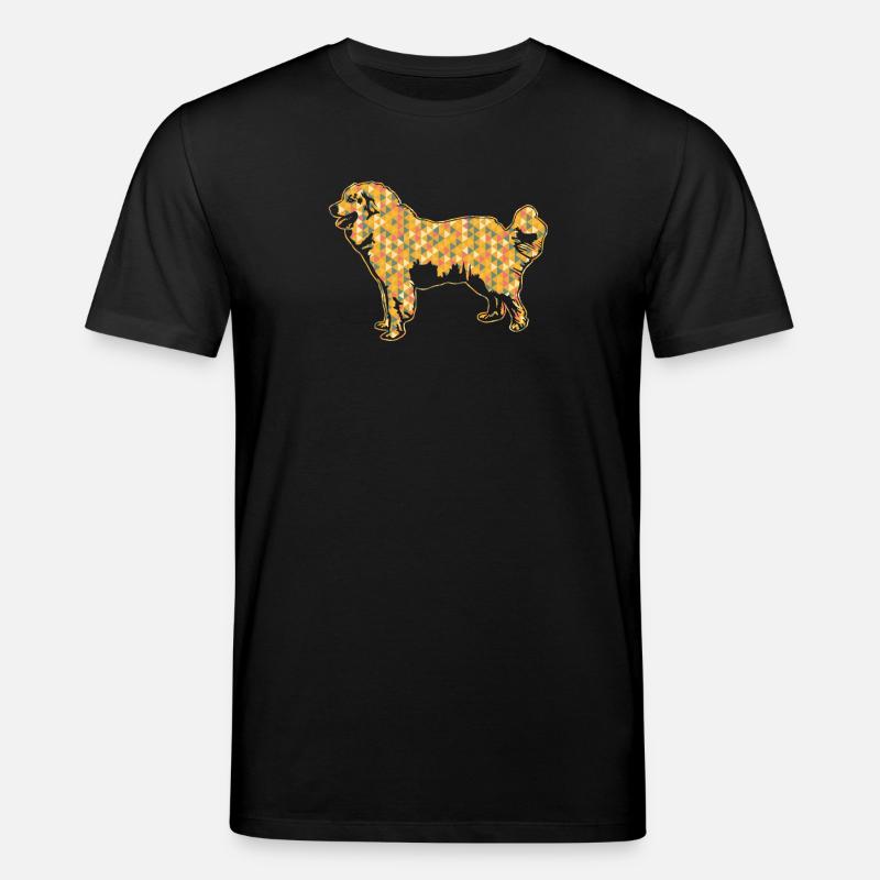 Great Pyrenees Geometric - Stanley/Stella CREATOR Unisex Organic T-Shirt - black