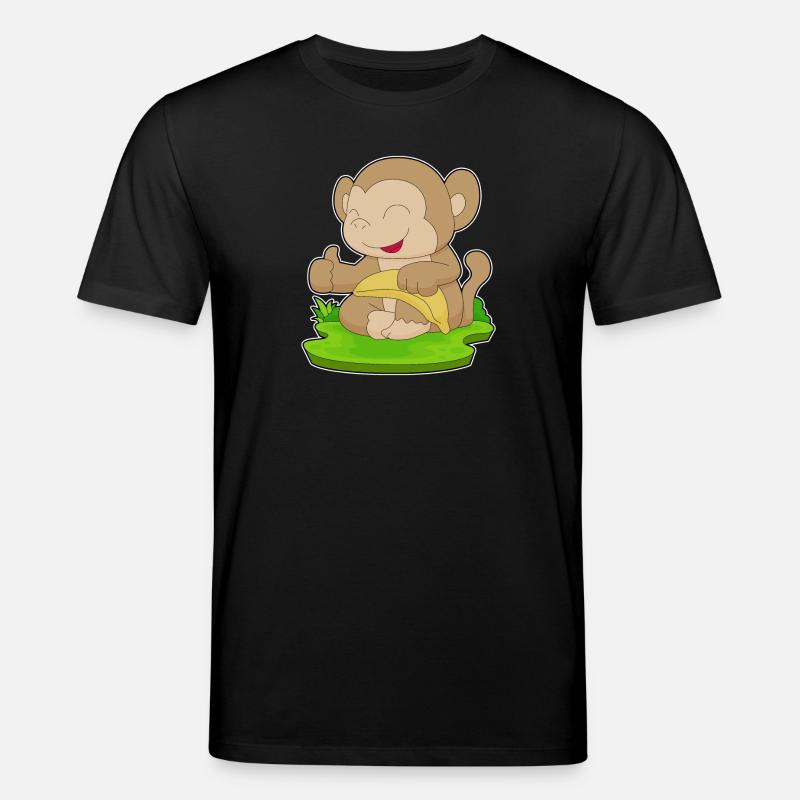 Singe Banane Fruit - T-shirt bio CREATOR Stanley/Stella Unisexe - noir