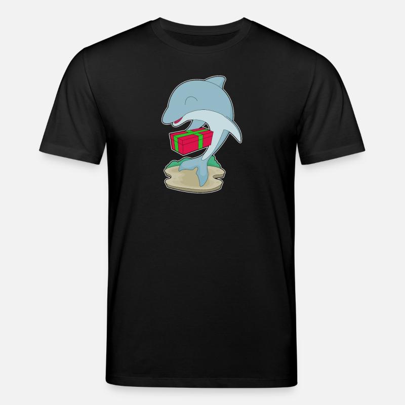 Forfait Noël Dauphin - T-shirt bio CREATOR Stanley/Stella Unisexe - noir