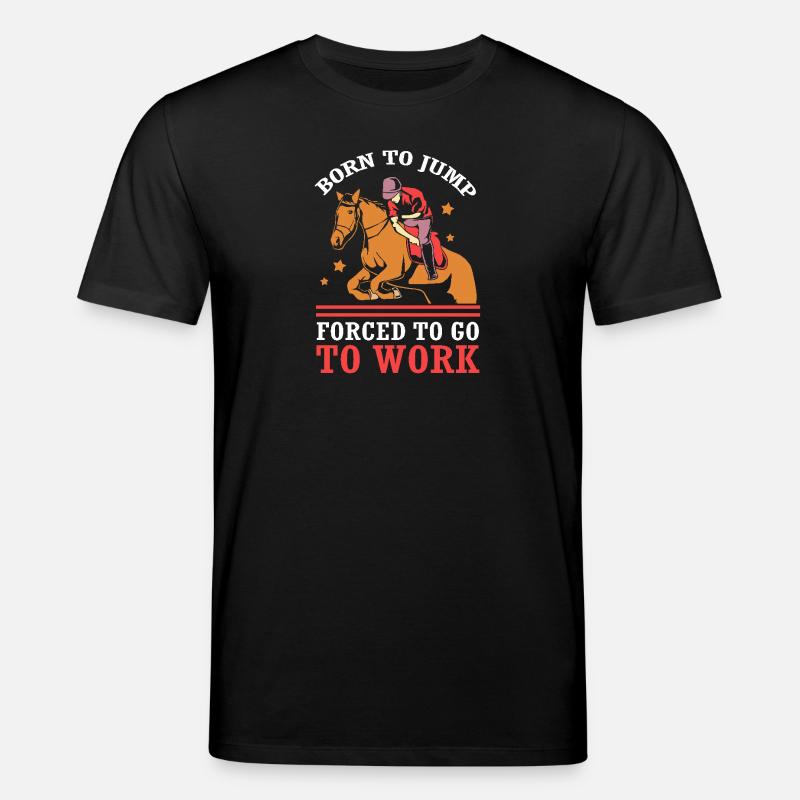 Saut d’obstacles Saut d’obstacles - T-shirt bio CREATOR Stanley/Stella Unisexe - noir