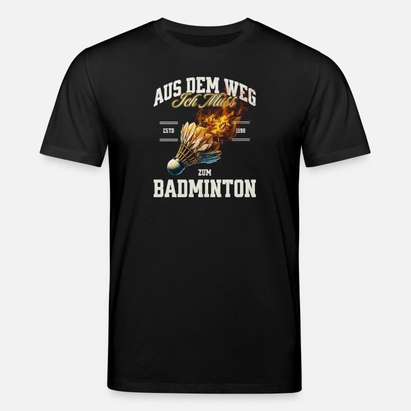 Badminton - Stanley/Stella Unisex Bio-T-Shirt CREATOR  - Schwarz