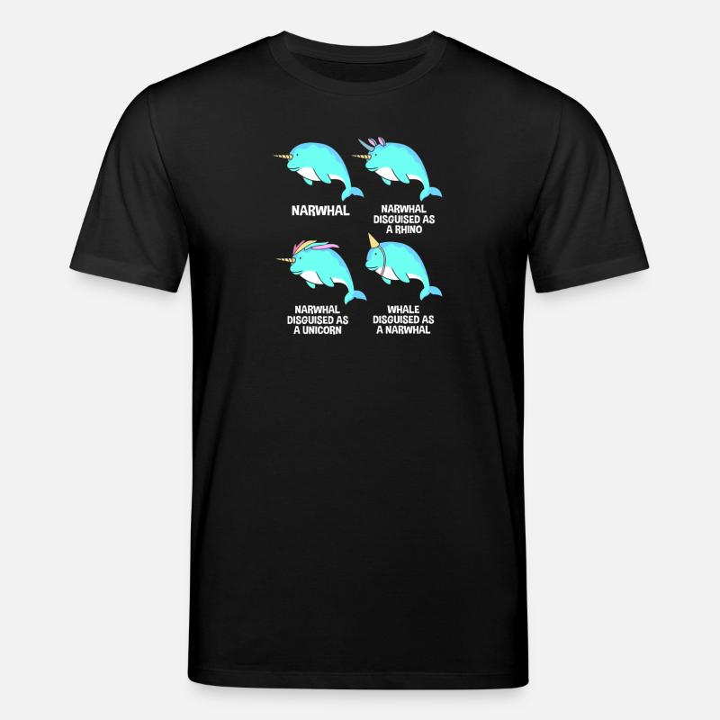 Narwal - Stanley/Stella Unisex Bio-T-Shirt CREATOR  - Schwarz