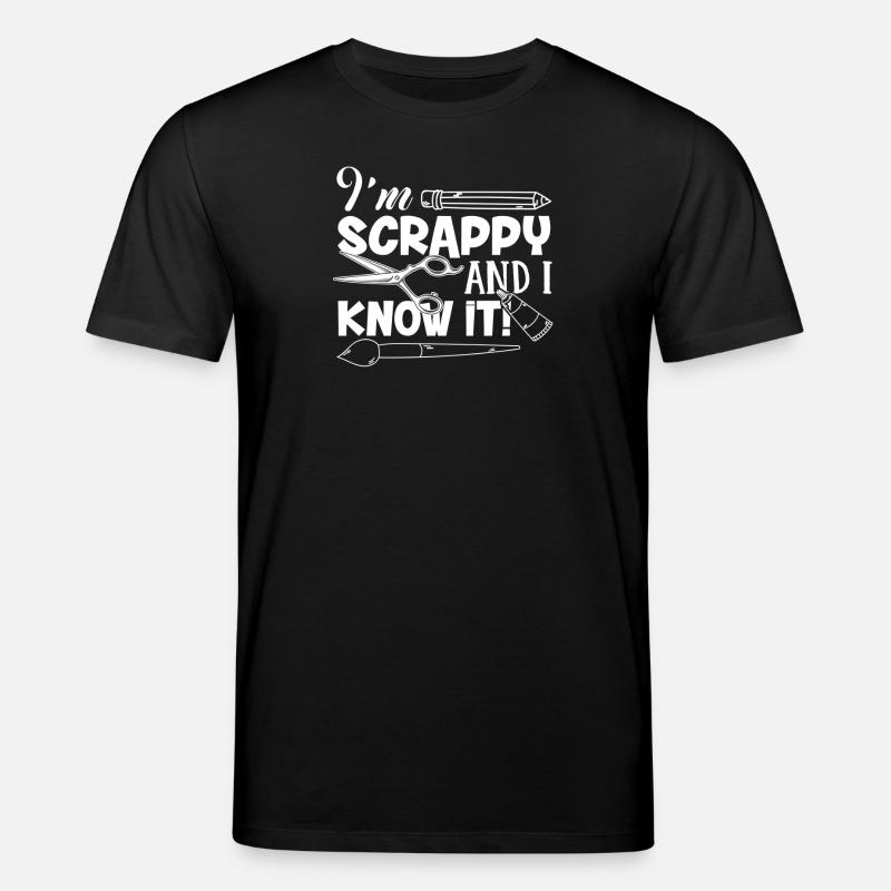 Scrapbook I Know Scrapbook - Stanley/Stella CREATOR Unisex Organic T-Shirt - black