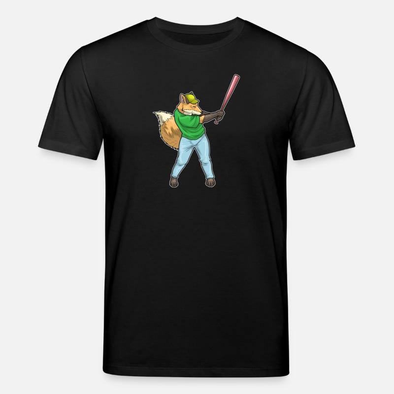 Batte de baseball Fox - T-shirt bio CREATOR Stanley/Stella Unisexe - noir