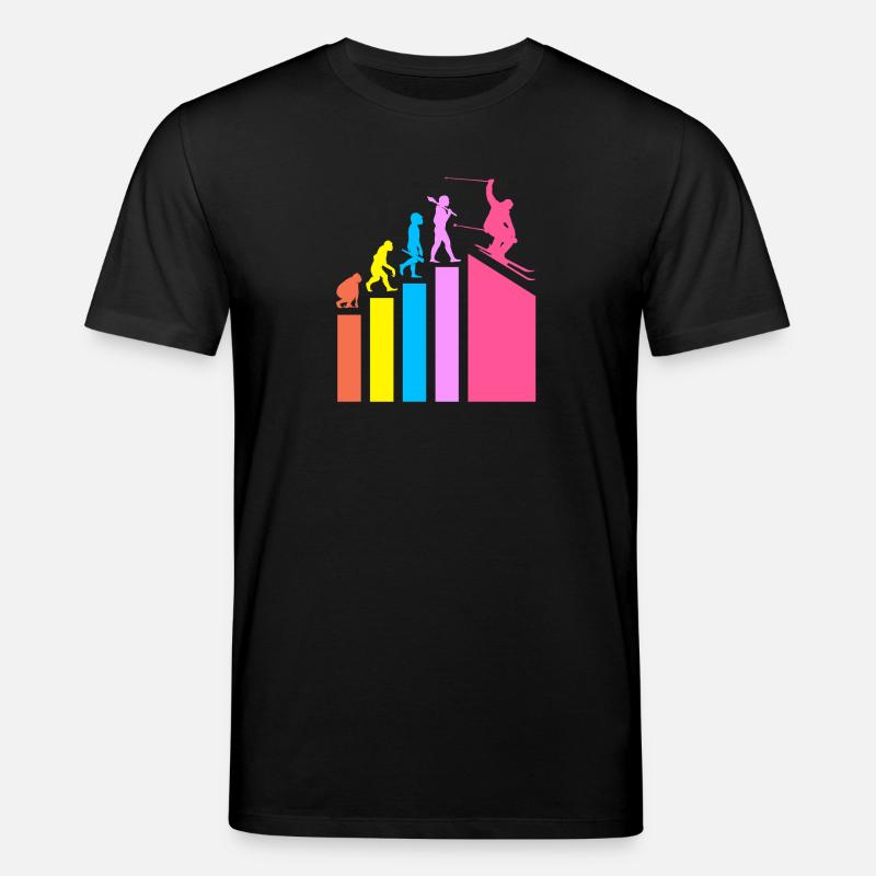 Ski Skiurlaub - Stanley/Stella Unisex Bio-T-Shirt CREATOR  - Schwarz