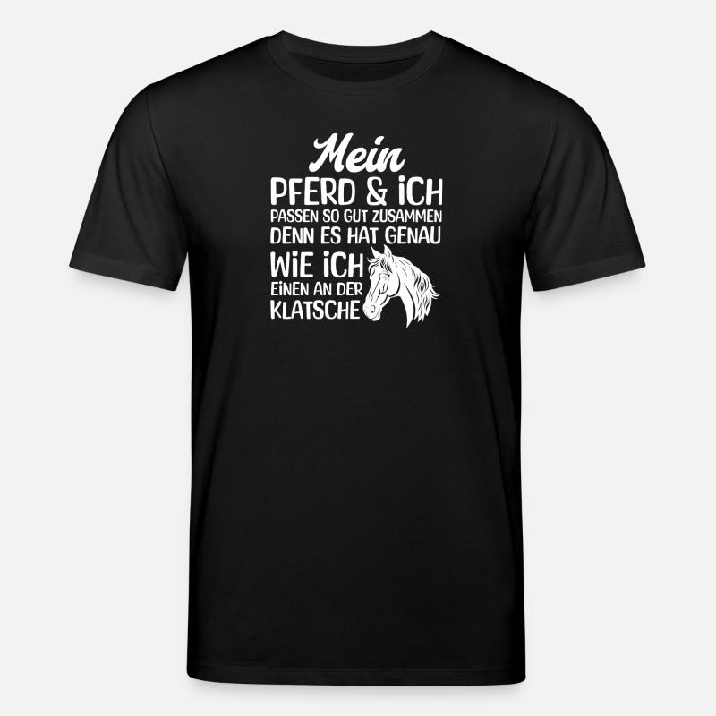 Mon cheval et moi - T-shirt bio CREATOR Stanley/Stella Unisexe - noir