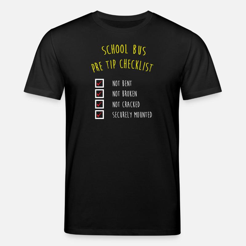 Schulbusfahrer Schulbus - Stanley/Stella Unisex Bio-T-Shirt CREATOR - Schwarz