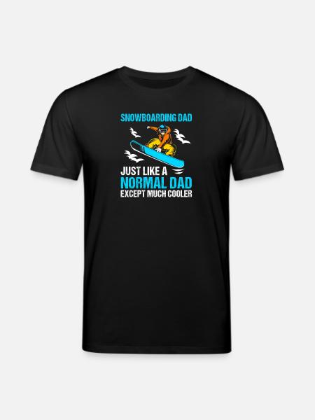 Snowboard Snowboarding Snowboard Holidays Snowboarders - Stanley/Stella CREATOR Unisex Organic T-Shirt - black