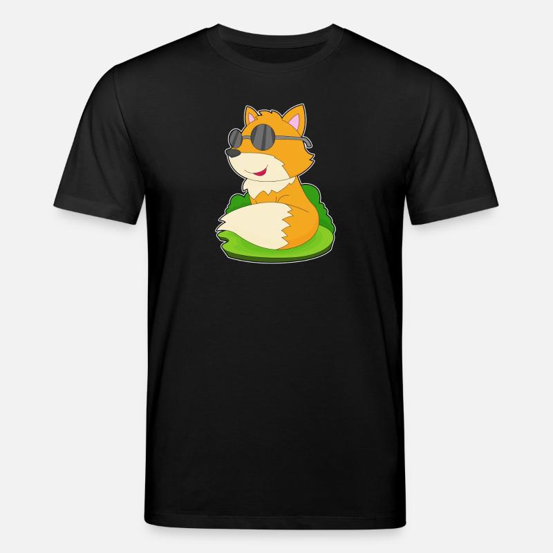 Fuchs Sonnenbrille - Stanley/Stella Unisex Bio-T-Shirt CREATOR  - Schwarz