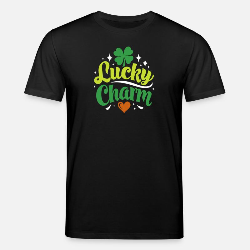 Porte-bonheur - Saint-Patrick - Irlande - T-shirt bio CREATOR Stanley/Stella Unisexe - noir