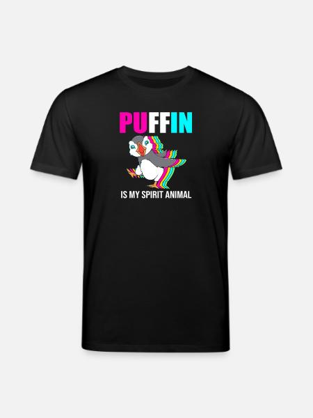 Papageientaucher Puffin - Stanley/Stella CREATOR Unisex Organic T-Shirt - black