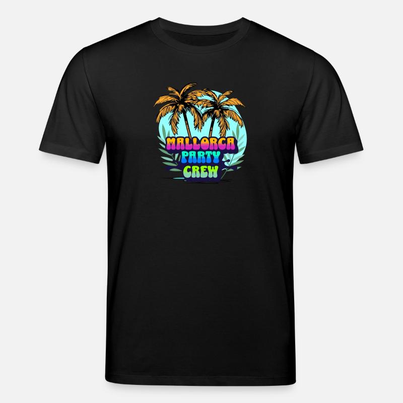 Mallorca Party Crew - T-shirt bio CREATOR Stanley/Stella Unisexe - noir