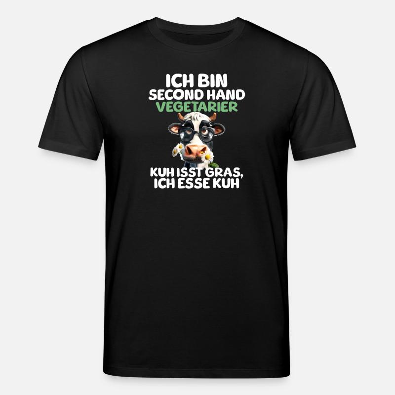 Second Hand Vegetarian - Stanley/Stella CREATOR Unisex Organic T-Shirt - black