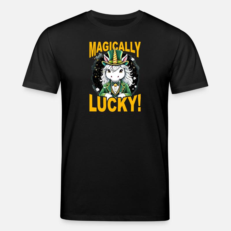 Magisches Glück - Stanley/Stella Unisex Bio-T-Shirt CREATOR  - Schwarz
