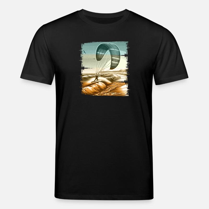 Kitesurfen Kitesurfer Kiteboard - Stanley/Stella Unisex Bio-T-Shirt CREATOR  - Schwarz