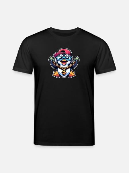 Penguin - Stanley/Stella CREATOR Unisex Organic T-Shirt - black