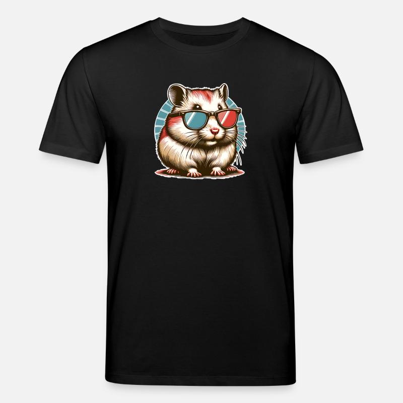 Hamster - Stanley/Stella Unisex Bio-T-Shirt CREATOR  - Schwarz