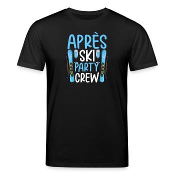 Apres Ski Party Crew - Stanley/Stella Unisex Bio-T-Shirt CREATOR  - Schwarz - Vorne - Alina (178cm) & Michal (187cm)