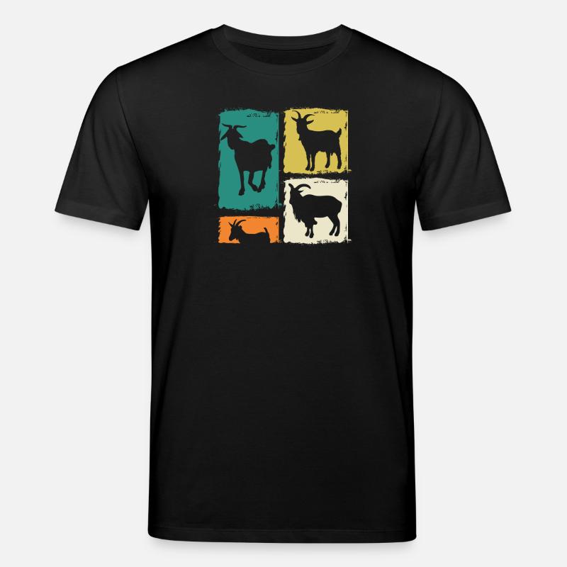 Ziegen - Stanley/Stella Unisex Bio-T-Shirt CREATOR  - Schwarz