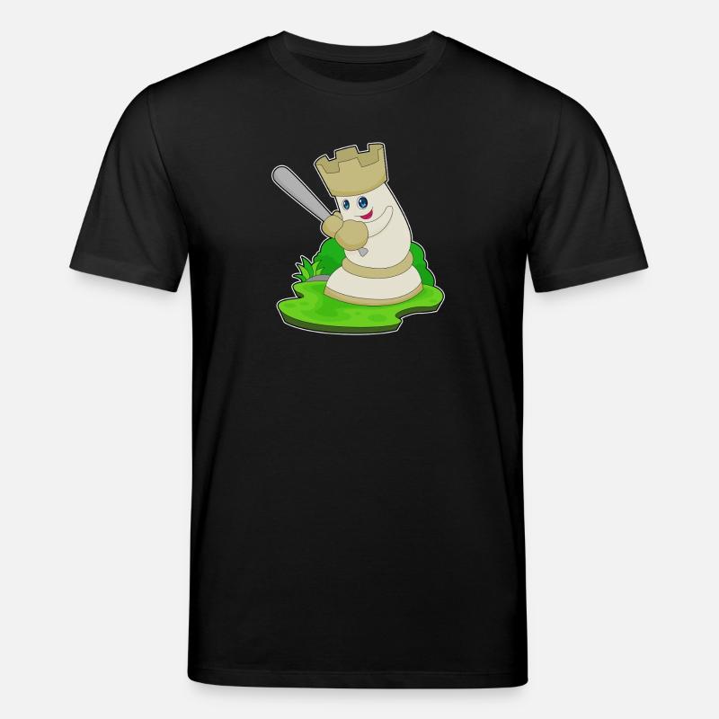 Pièce d’échecs Tour Échecs - T-shirt bio CREATOR Stanley/Stella Unisexe - noir