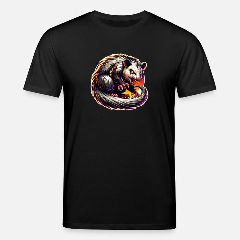 Opossum - Stanley/Stella Unisex Bio-T-Shirt CREATOR  - Schwarz