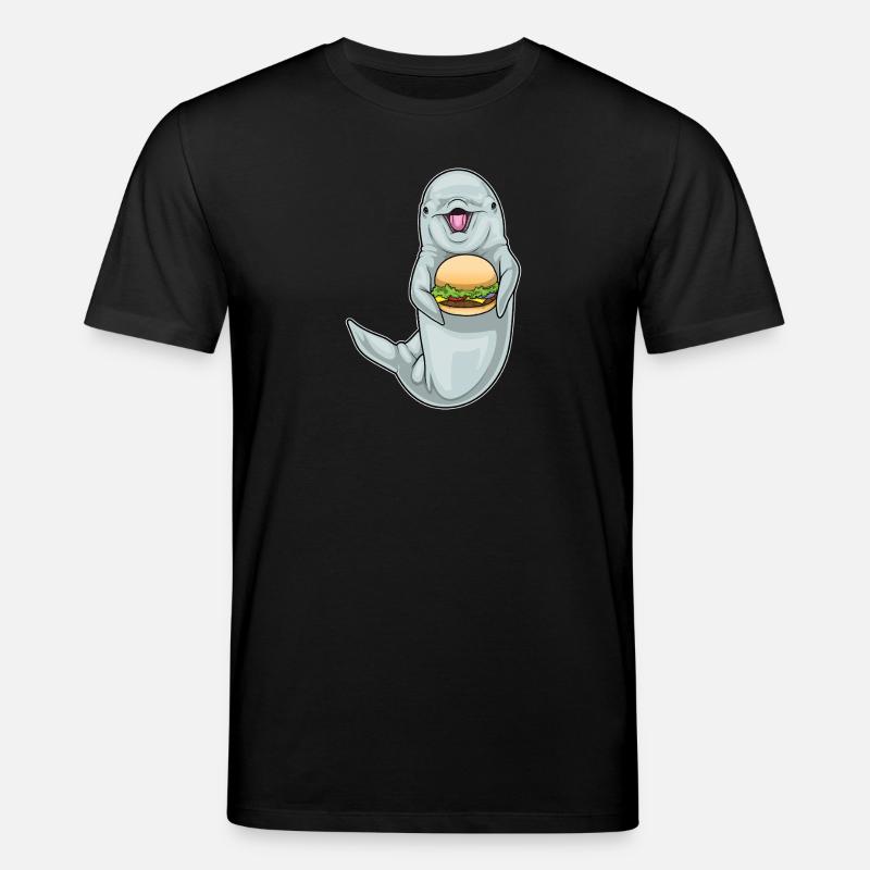 Dolphin Cheeseburger - T-shirt bio CREATOR Stanley/Stella Unisexe - noir
