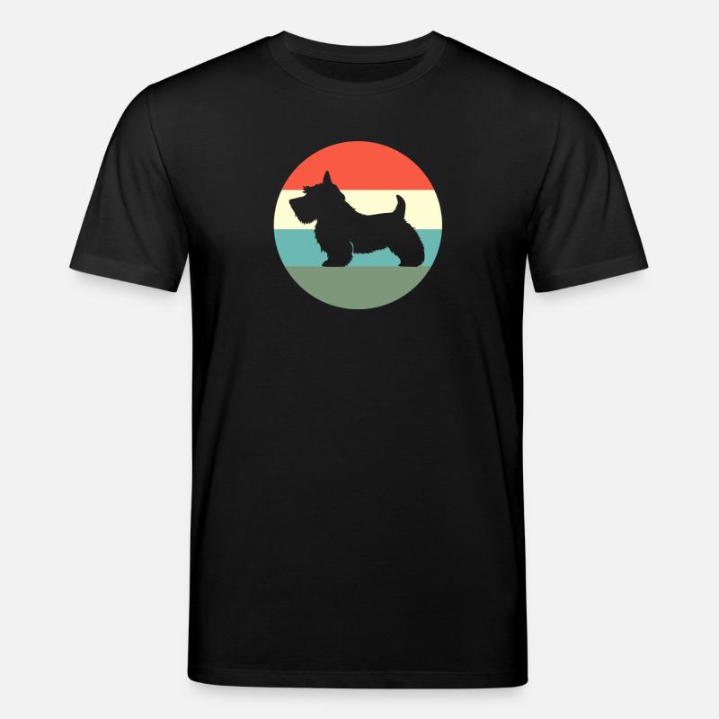 Terrier écossais - T-shirt bio CREATOR Stanley/Stella Unisexe - noir