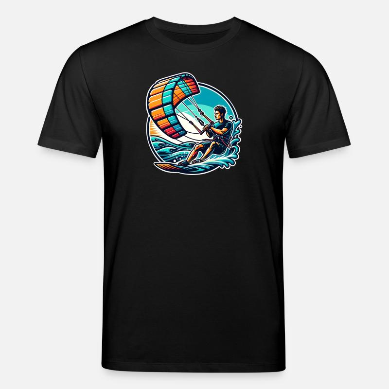 Kitesurfeur Kiteboard Kitesurf Kitesurf - T-shirt bio CREATOR Stanley/Stella Unisexe - noir