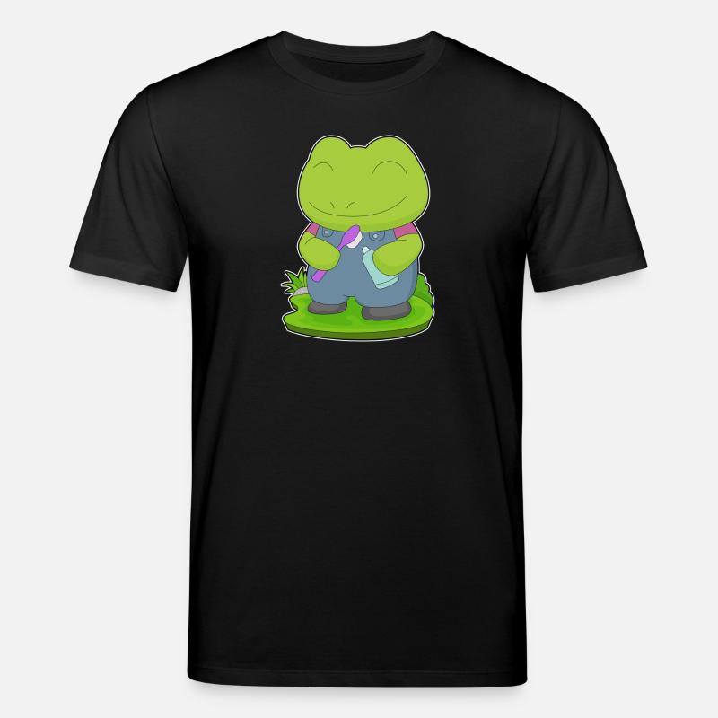 Brosse à dents Frog - T-shirt bio CREATOR Stanley/Stella Unisexe - noir