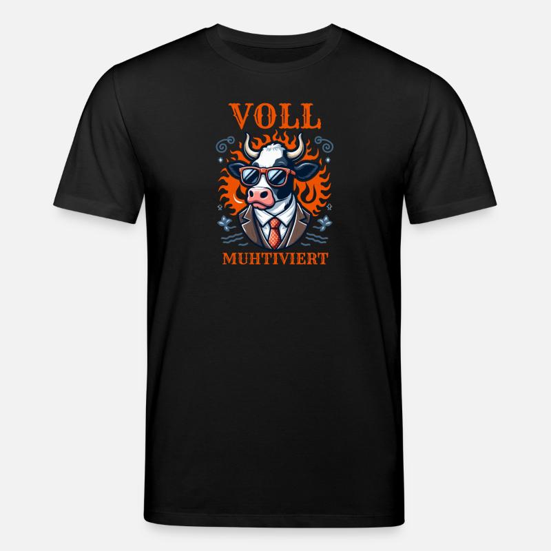 Vache entièrement mutilée - T-shirt bio CREATOR Stanley/Stella Unisexe - noir