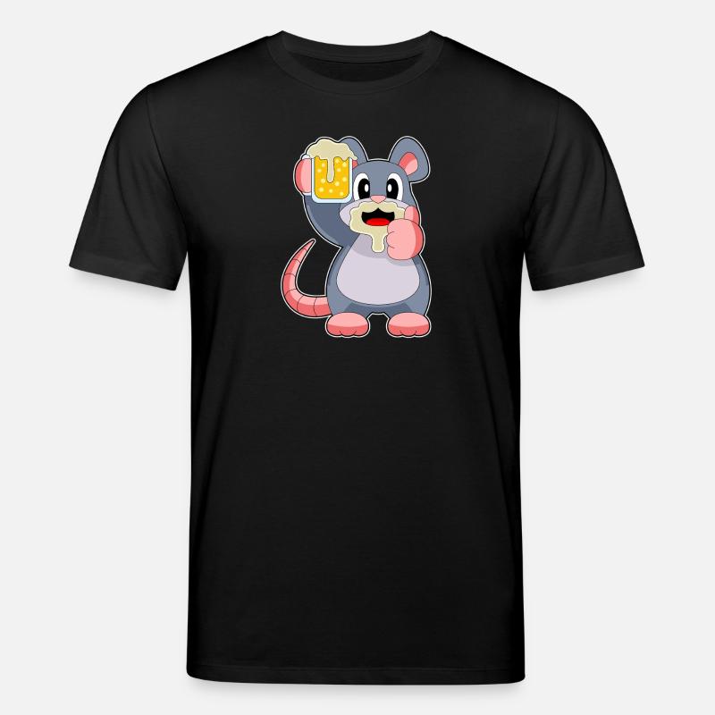 Bière Souris - T-shirt bio CREATOR Stanley/Stella Unisexe - noir