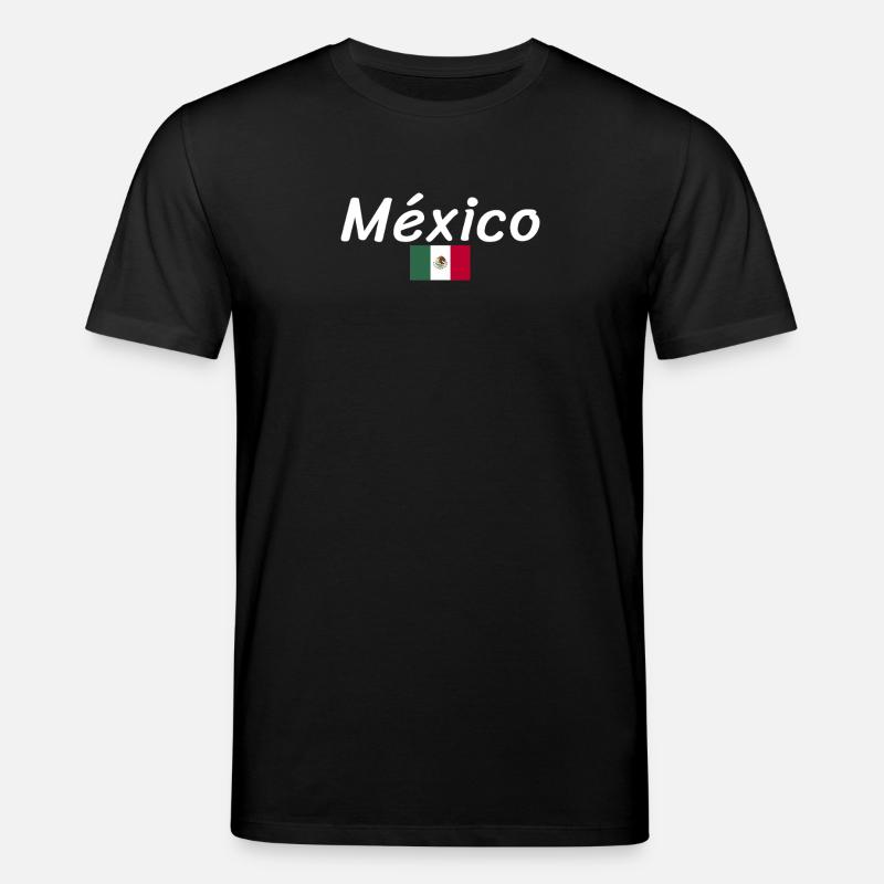 Mexique Drapeau mexicain Mexicain - T-shirt bio CREATOR Stanley/Stella Unisexe - noir