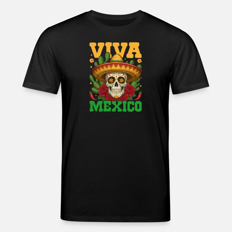 Viva Mexico - Stanley/Stella Unisex Bio-T-Shirt CREATOR  - Schwarz