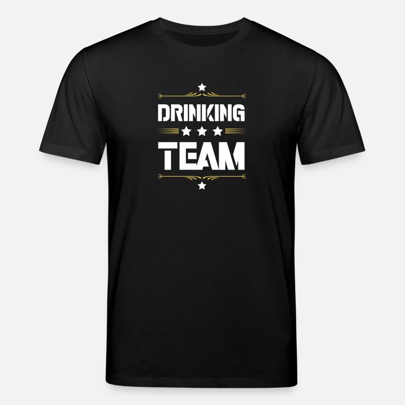 Drinking Team - Stanley/Stella Unisex Bio-T-Shirt CREATOR  - Schwarz